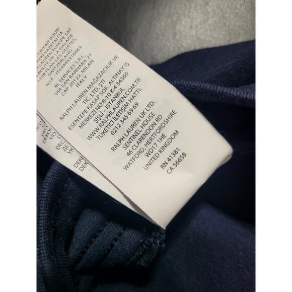 Polo Ralph Lauren Cargo Jogger Pants Men's L Navy Blue Athleisure Sweatpants - Picture 12 of 14